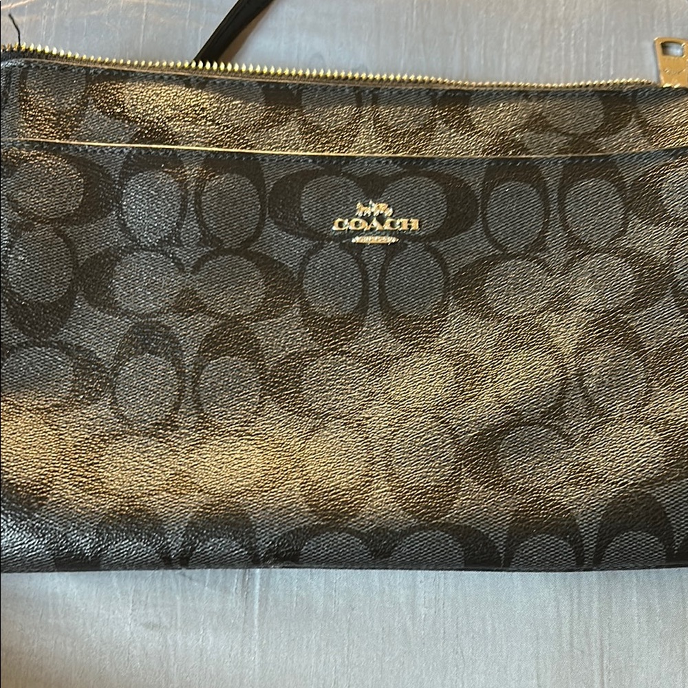 Coach Black and Gray Signature